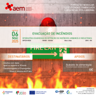 FORMAÇÃO FINANCIADA PÓS-LABORAL: Evacuação de Incêndios - N4 - 25 horas | 06 de maio