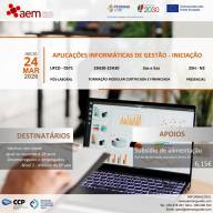 FORMAÇÃO FINANCIADA PÓS-LABORAL: UFCD - 0571- Aplicações informáticas de gestão | 25H | N2 - 24 Março